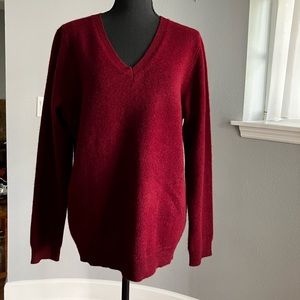 NWT Charter Club Luxury 100% cashmere men’s V-Neck sweater/pullover size XL